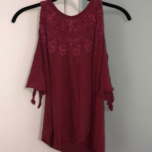 Lucky Brand Off The Shoulder Top